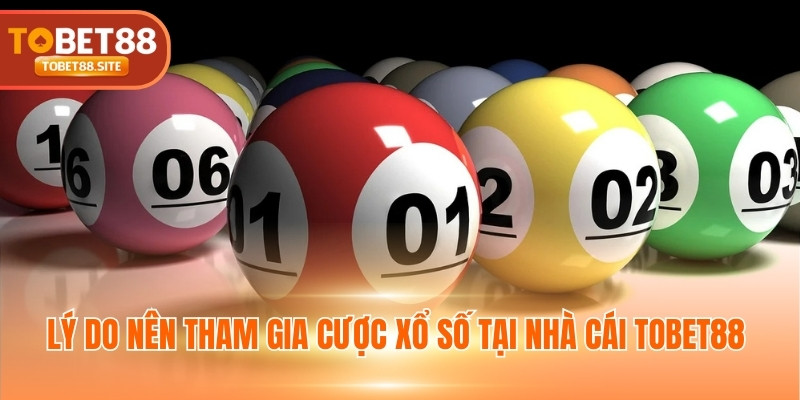 Lý do nên tham gia cược xổ số tại nhà cái TOBET88