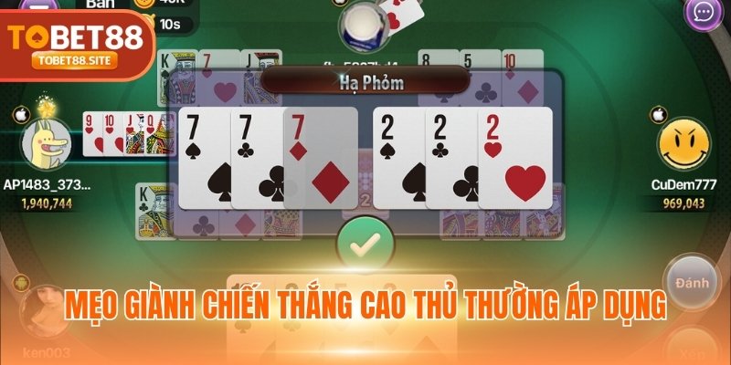 Một số trường hợp đặc biệt trong game bài