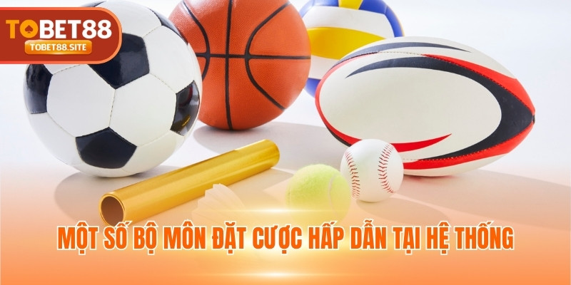 Một số bộ môn đặt cược hấp dẫn tại hệ thống